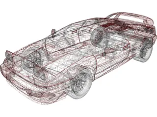 Lotus Esprit 3D Model preview
