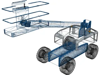 Manlift 3D Model preview