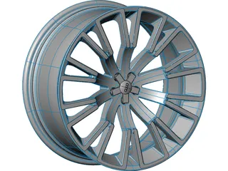 Wheel Audi 3D Model preview