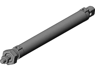 Cylinder Pneumatic 3D Model preview