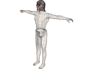 Mayan Native 3D Model preview