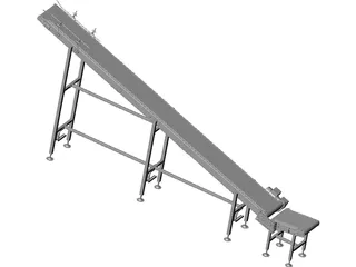 Conveyor Belt 3D Model preview