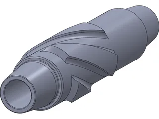 Down Hole Drill Stabilizer 3D Model preview