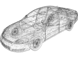 Chevrolet Impala (2009) 3D Model preview