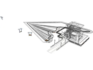 Villa 2000 3D Model preview