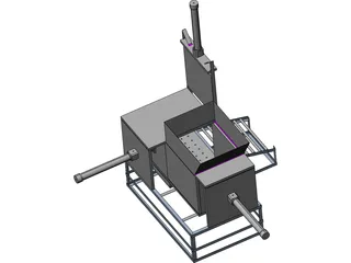 Garbage Machine 3D Model preview