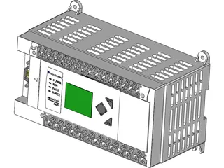 Allen-Bradley MicroLogix 1400 PLC 3D Model preview