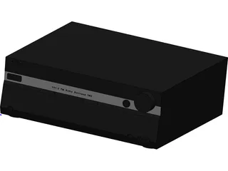 Onkyo TX-SR505E Amplifier 3D Model preview