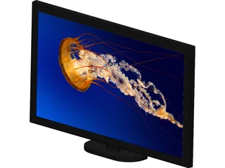 LG 42PQ2000 Plasma Television 3D Model preview