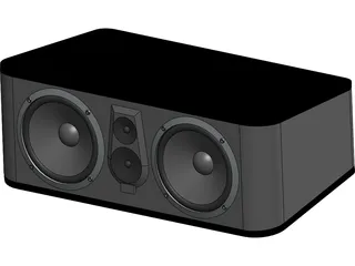 JBL-ES25C Center Speaker 3D Model preview