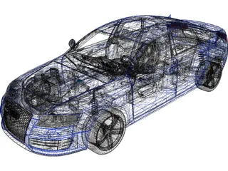 Audi RS6 (2008) 3D Model preview