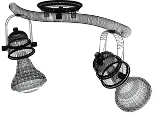 Lampadas 3D Model preview