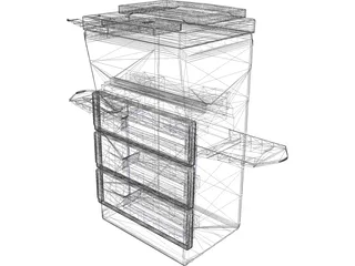 Copier Xerox 3D Model preview