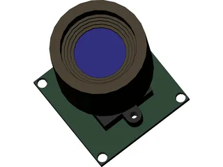 Camera Security 3D Model preview