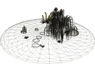 Garden 3D Model preview
