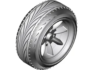 Wheel Compomotive ML 9x15 ET0 3D Model preview