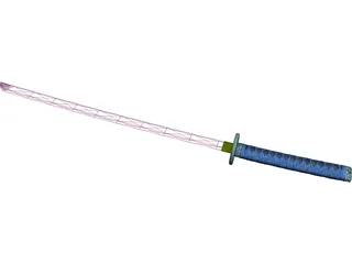 Katana 3D Model preview