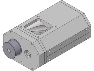 Twin Screw Supercharger 3D Model preview