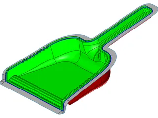 Dust Pan 3D Model preview