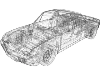 Porsche 914/6 3D Model preview