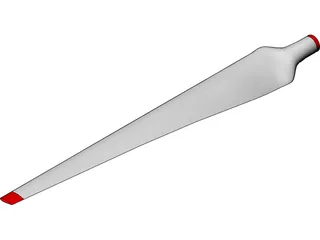 Wind Turbine Blade 3D Model preview