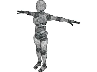 Robot Soldier 3D Model preview