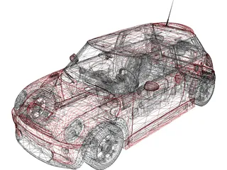 Mini Cooper S 3D Model preview