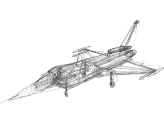 Eurofighter 2000 3D Model preview