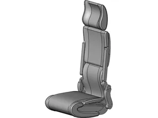 Coach Seat 3D Model preview