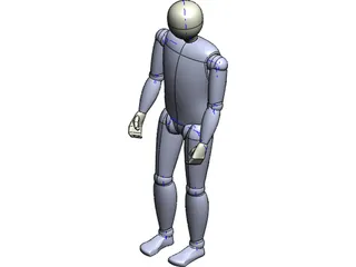 Man Standing 3D Model preview