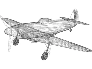 Yakovlev Yak-3 3D Model preview