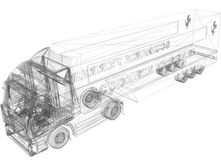 Iveco Stralis 3D Model preview