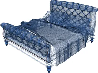 Bed 3D Model preview