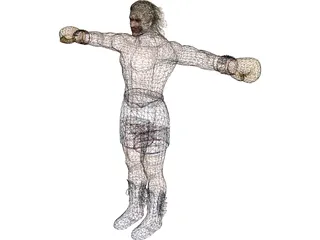 Boxer Steve 3D Model preview
