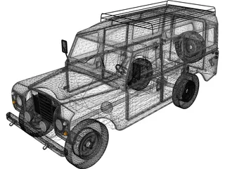 Range Rover 109 3D Model preview