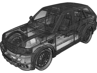 Range Rover Sport HAMANN 3D Model preview