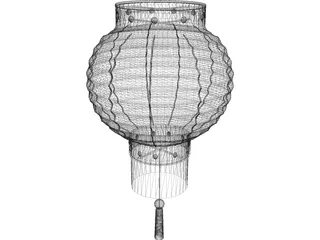 Chinese Lantern 3D Model preview