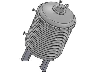 Mixing Boiler 3D Model preview