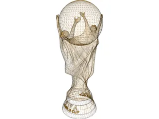 FIFA World Cup Trophy 3D Model preview