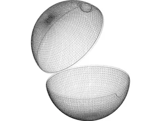 Pokeball 3D Model preview