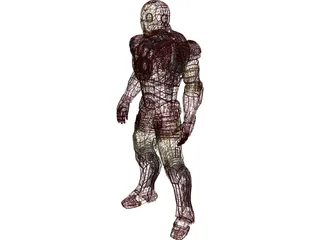 Iron Man Armor 3D Model preview
