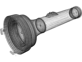 Flashlight 3D Model preview