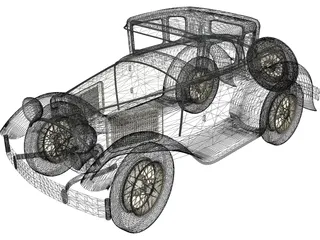 Ford A 3D Model preview