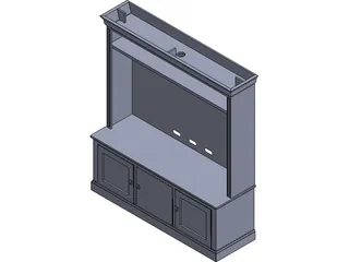 TV Cabinet 3D Model preview