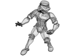Star Wars Stormtrooper 3D Model preview