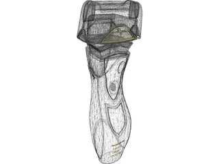Panasonic ES8176 Shaver 3D Model preview