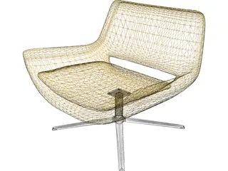 Chairs Italian Metropolitan 3D Model preview