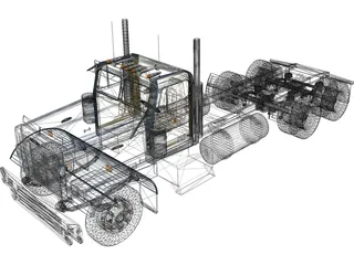 Freightliner 3D Model preview