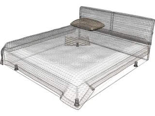 Bed 3D Model preview