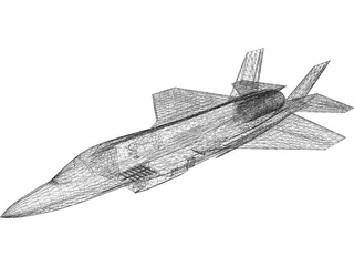 Lockheed Martin JSF F-35 3D Model preview